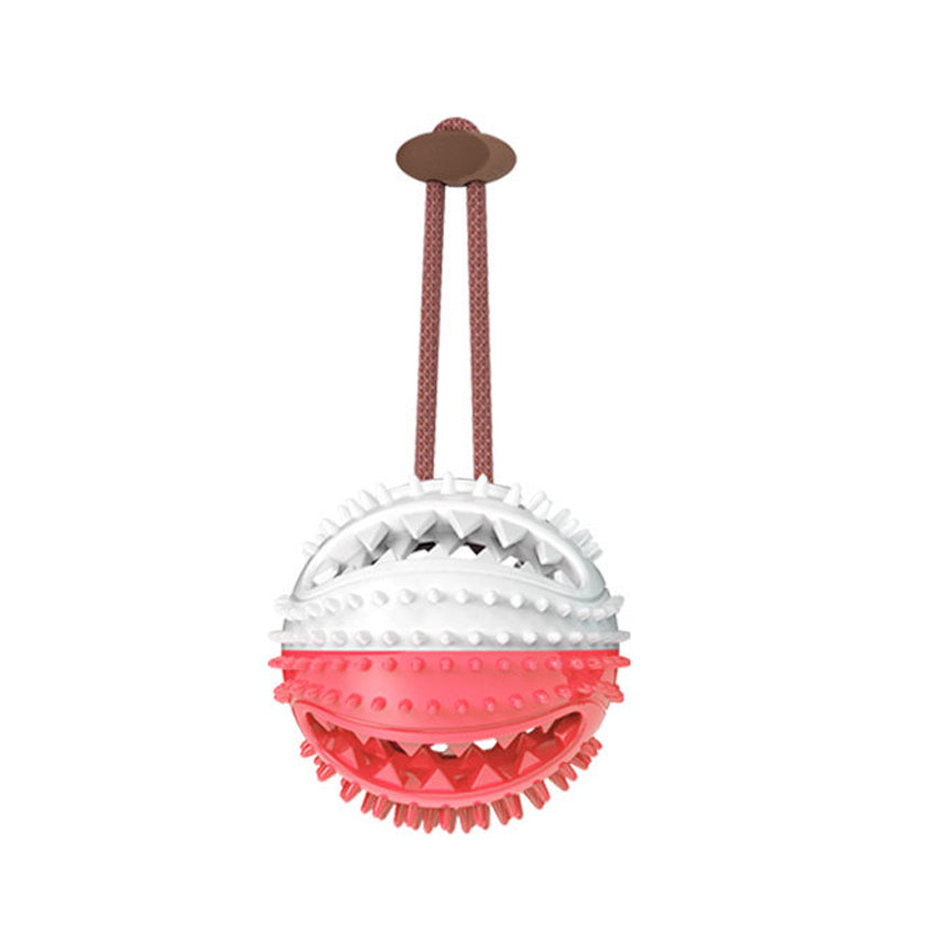 Interactive Silicone Suction Cup Dog Ball Toy for Chewing
